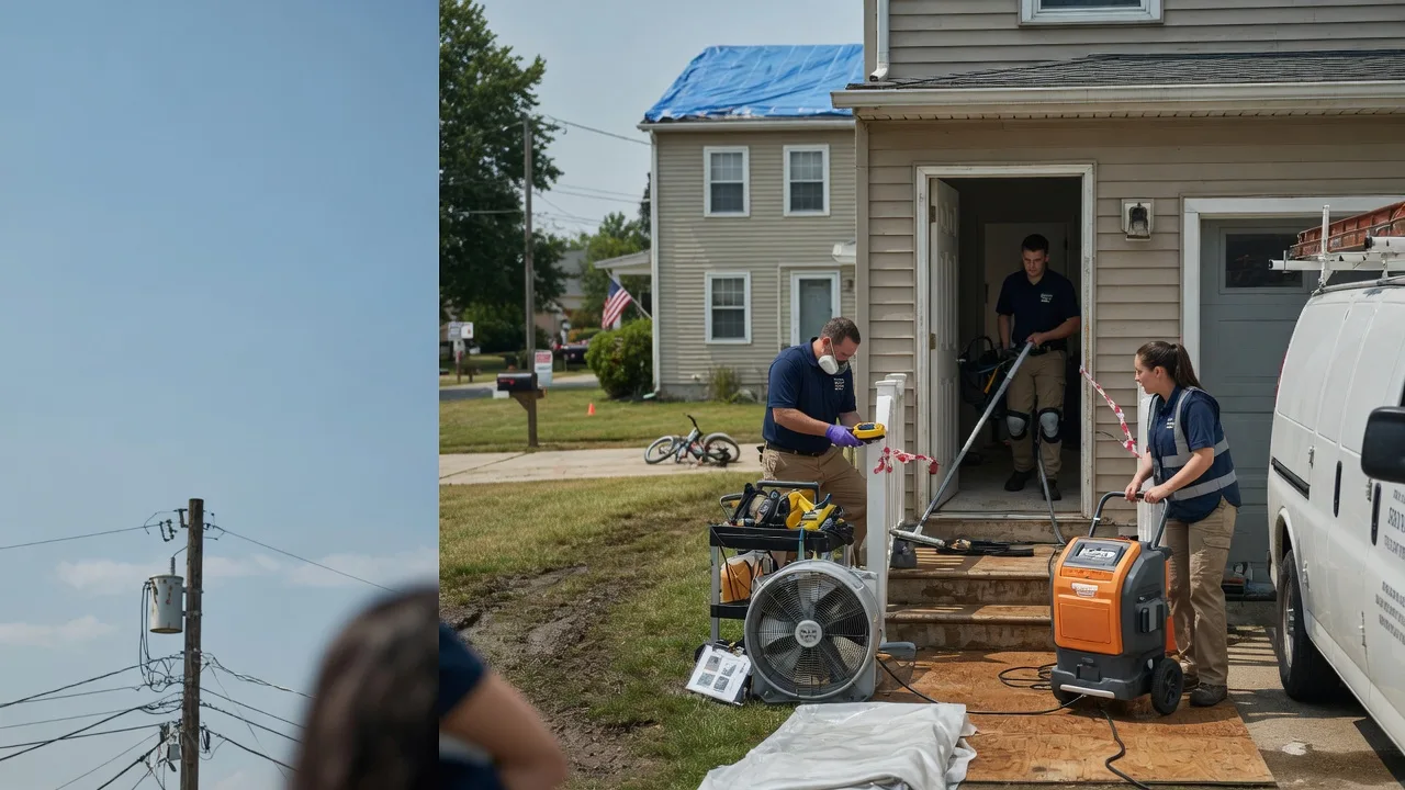 Water Damage Repair in Meridian, NY near me